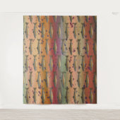 Regenbogenforelle Fischmuster für Fliegenfischer Wandteppich (Vorderseite)