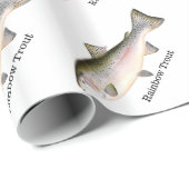 Regenbogenforelle fischt Muster Geschenkpapier (Rolleneckpunkt)