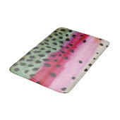 Regenbogenforelle Fisherman Badematte (Schrägansicht)