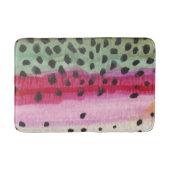 Regenbogenforelle Fisherman Badematte (Vorderseite)