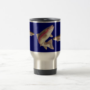 Regenbogenforelle Fisherman-Tasse Reisebecher