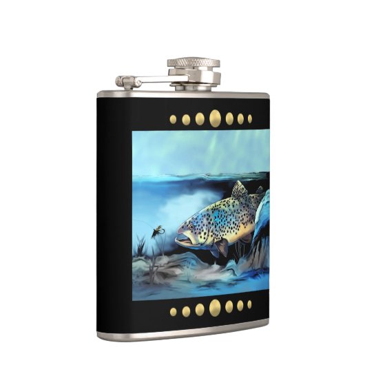 Regenbogenforelle Flachmann (Rechts)