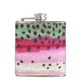 Regenbogenforelle Flachmann (Vorderseite)