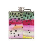 Regenbogenforelle Flachmann (Rückseite)