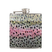 Regenbogenforelle-Flasche durch Patternwear© Flachmann (Vorderseite)