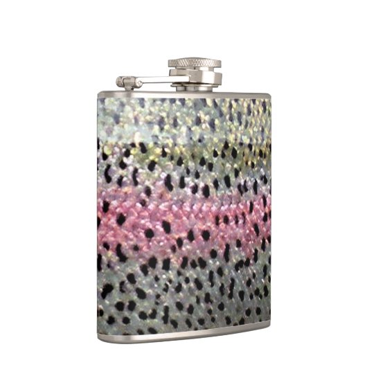 Regenbogenforelle-Flasche durch Patternwear© Flachmann (Rechts)