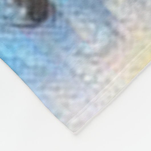 Regenbogenforelle Fleecedecke (Ecke)