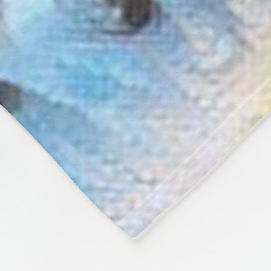 Regenbogenforelle Fleecedecke (Ecke)