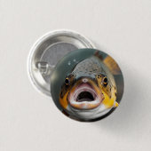 Regenbogenforelle Fliegen Button (Vorne & Hinten)