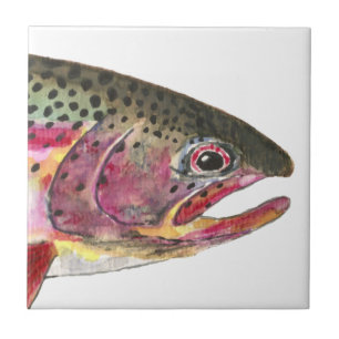 Regenbogenforelle Fliese