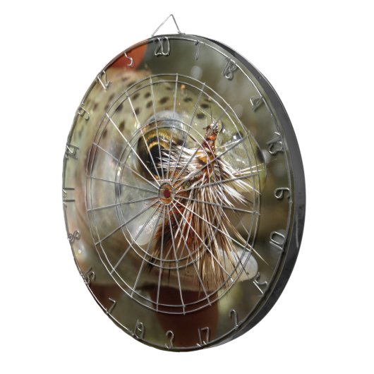 Regenbogenforelle-Foto Dartscheibe (Vorderseite rechts)