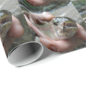 Regenbogenforelle Foto Geschenkpapier (Rolleneckpunkt)