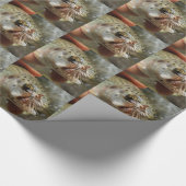 Regenbogenforelle-Foto Geschenkpapier (Ecke)