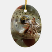 Regenbogenforelle-Foto Keramik Ornament (Vorne)