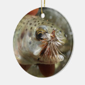 Regenbogenforelle-Foto Keramikornament (Links)