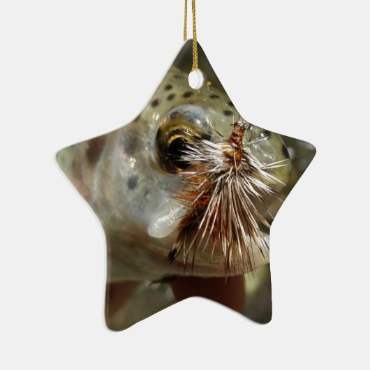 Regenbogenforelle-Foto Keramikornament (Rechts)