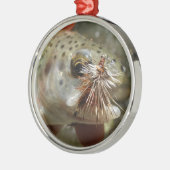 Regenbogenforelle-Foto Ornament Aus Metall (Links)