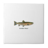 Regenbogenforelle (Frischwasser) Fliese (Vorderseite)