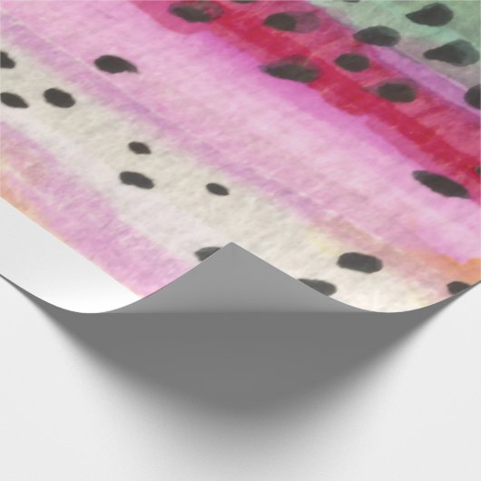 Regenbogenforelle Geschenkpapier (Ecke)