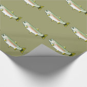 Regenbogenforelle Geschenkpapier (Ecke)