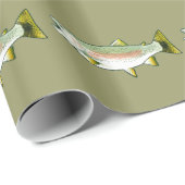 Regenbogenforelle Geschenkpapier (Rolleneckpunkt)