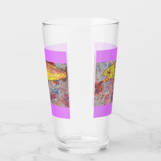 Regenbogenforelle Glas (Rechts)