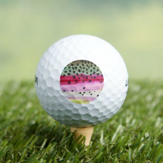 Regenbogenforelle Golfer Golfball (Insitu T-Shirt)