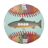 Regenbogenforelle Happy Vatertag Fischen Vater 202 Baseball (Vorderseite)