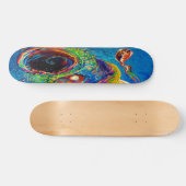 Regenbogenforelle Jagen a Lure Skateboard (Horizontal)
