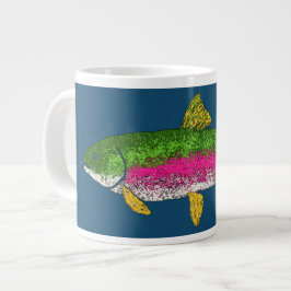 Regenbogenforelle Jumbo-Tasse
