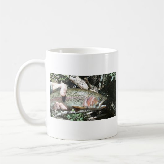 Regenbogenforelle Kaffeetasse (Links)
