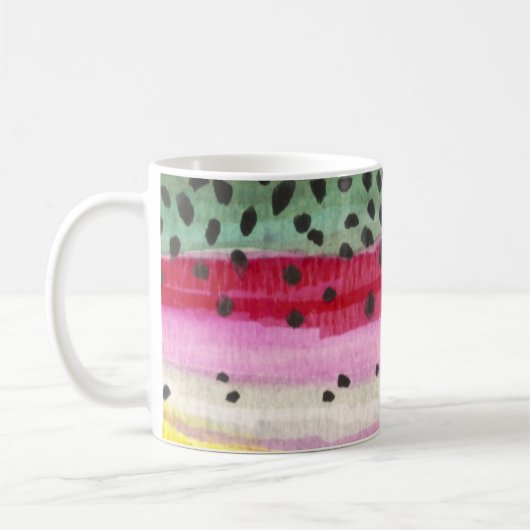 Regenbogenforelle Kaffeetasse (Links)