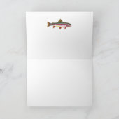 Regenbogenforelle Karte (Innenseite)