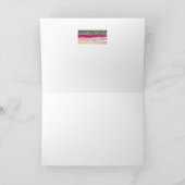 Regenbogenforelle Karte (Innenseite)