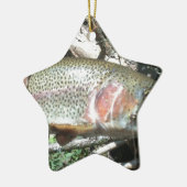 Regenbogenforelle Keramik Ornament (Links)