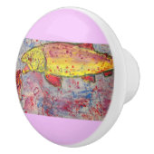 Regenbogenforelle Keramikknauf (Rechts)