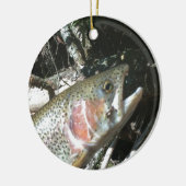 Regenbogenforelle Keramikornament (Links)