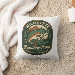 Regenbogenforelle Kissen