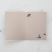 Regenbogenforelle: Klappkarte Dankeskarte (Innenseite)