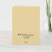 Regenbogenforelle: Klappkarte Dankeskarte (Rückseite)