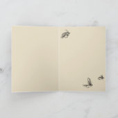 Regenbogenforelle: Klappkarte Dankeskarte (Innenseite)