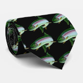 Regenbogenforelle Krawatte (Gerollt)