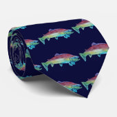 Regenbogenforelle Krawatte (Gerollt)