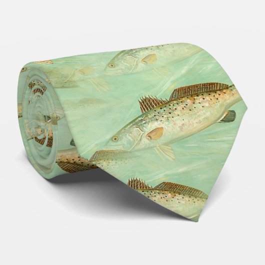 Regenbogenforelle Krawatte (Gerollt)