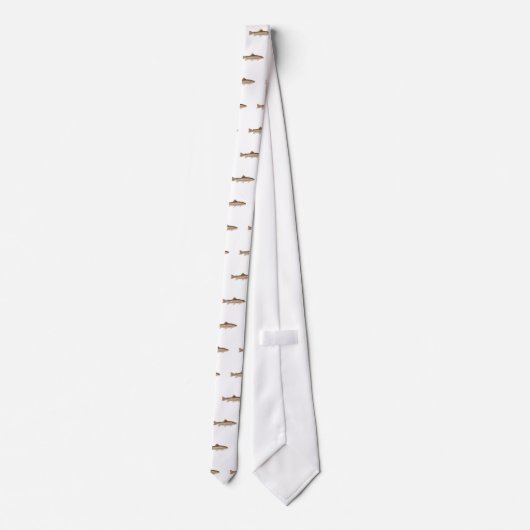 Regenbogenforelle Krawatte (Rückseite)