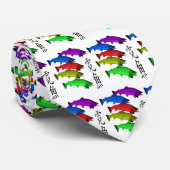 Regenbogenforelle-Krawatte Krawatte (Gerollt)
