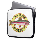 Regenbogenforelle Laptopschutzhülle (Vorderseite Links)