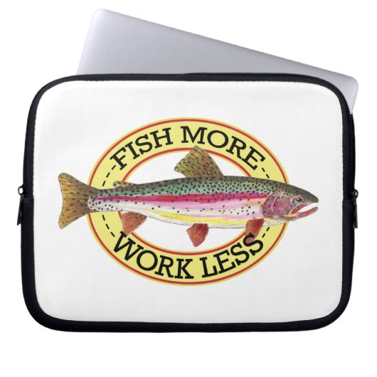 Regenbogenforelle Laptopschutzhülle (Vorderseite)