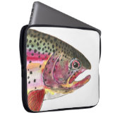 Regenbogenforelle Laptopschutzhülle (Vorne Rechts)