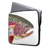 Regenbogenforelle Laptopschutzhülle (Vorderseite Links)